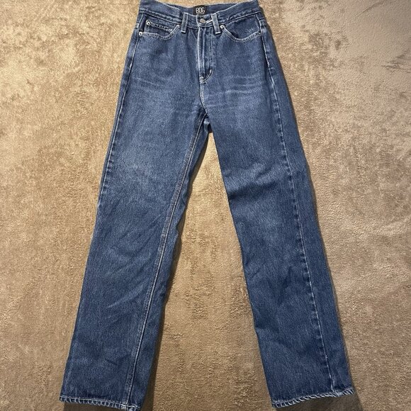 BDG Urban Outfitters Jeans Womens 25 Cowboy High Rise Straight Blue Medium Wash - Picture 1 of 8